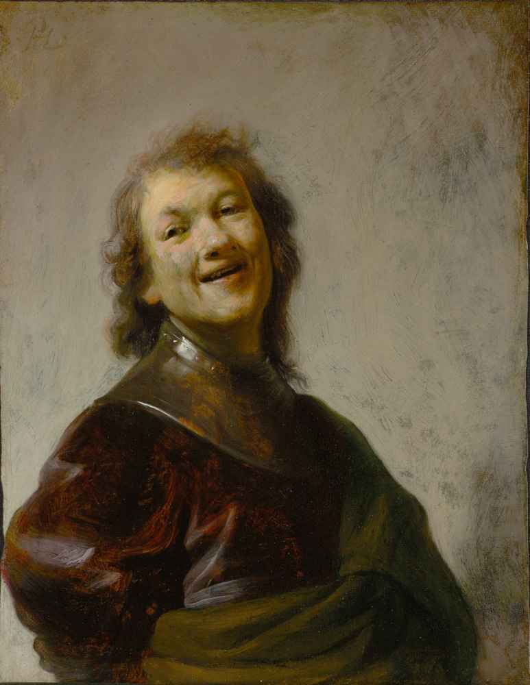 Rembrandt Laughing - Rembrandt Harmenszoon van Rĳn