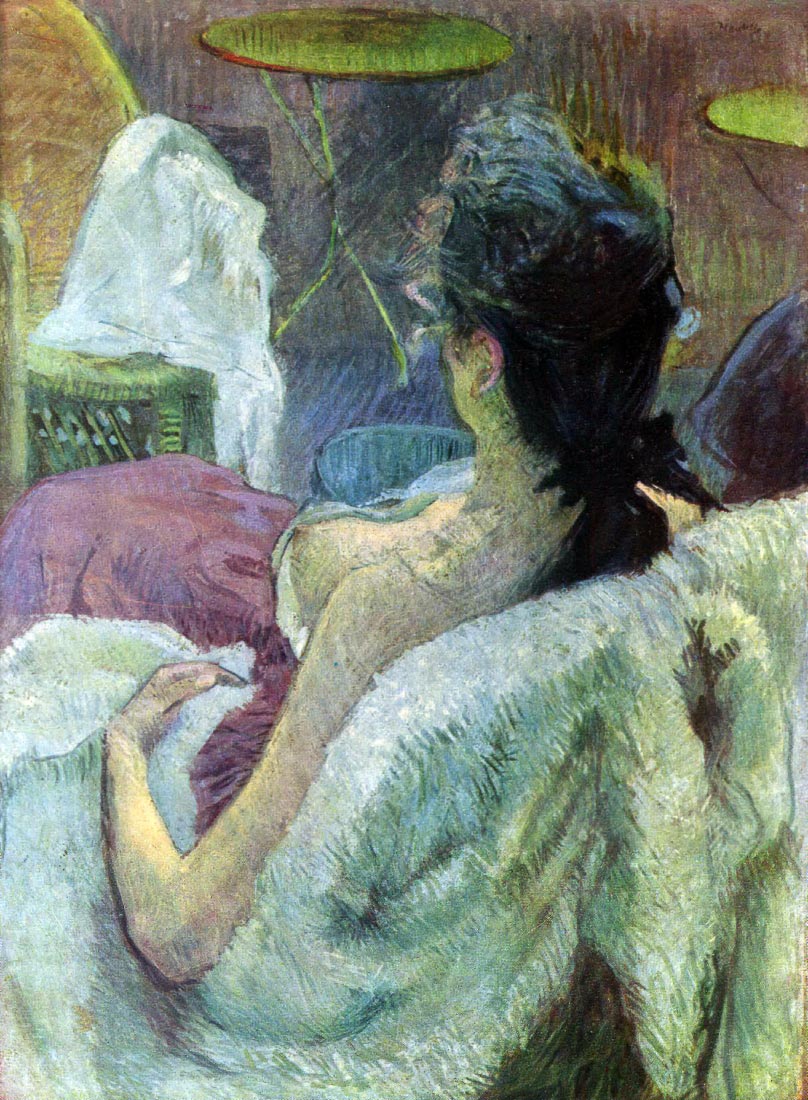 Resting Model - Toulouse-Lautrec