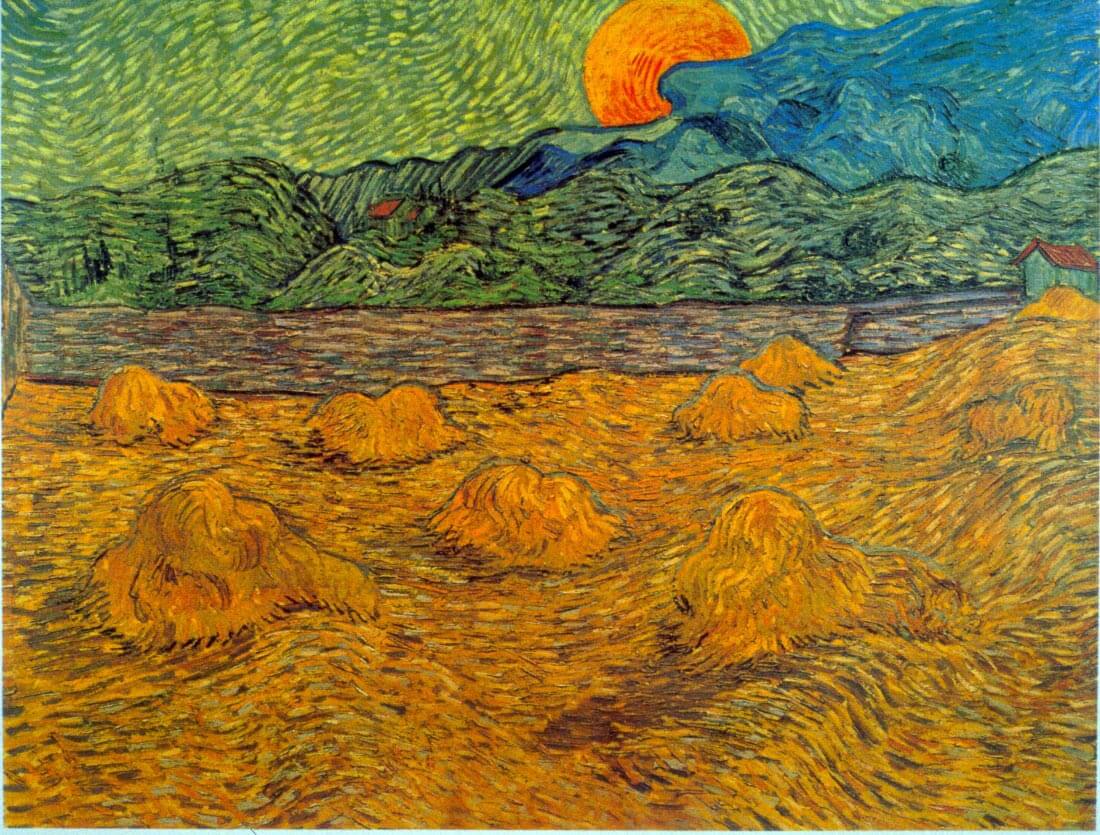Rising Moon - Van Gogh