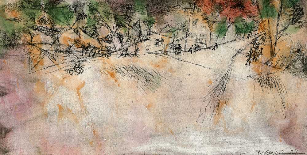 Road branch (1913) - Paul Klee
