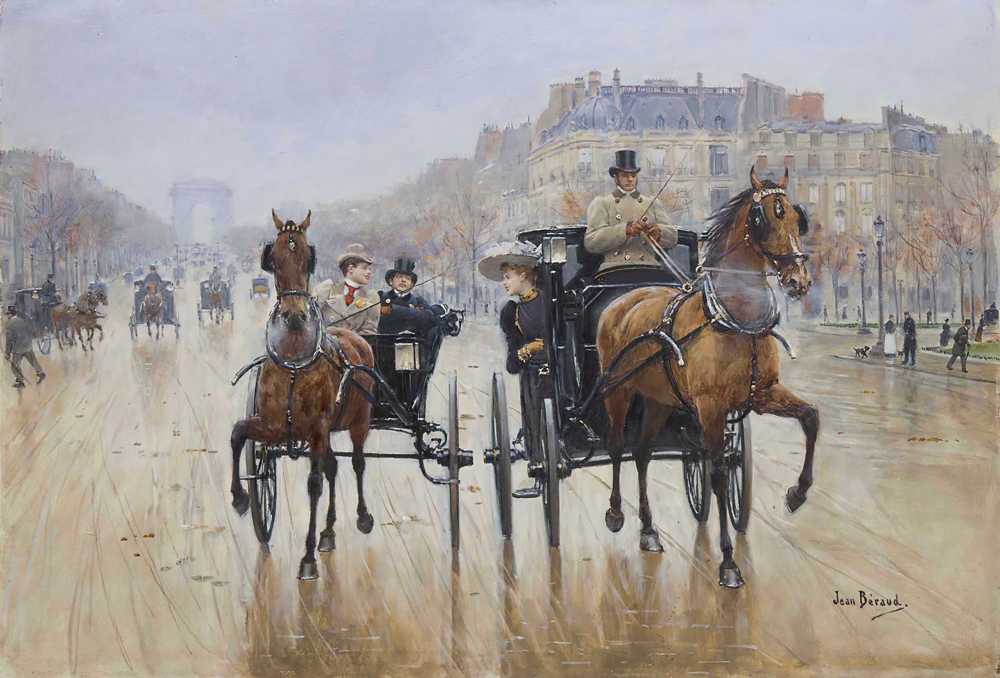 Rond-Point des Champs-Élysees (circa 1880) - Jean Beraud