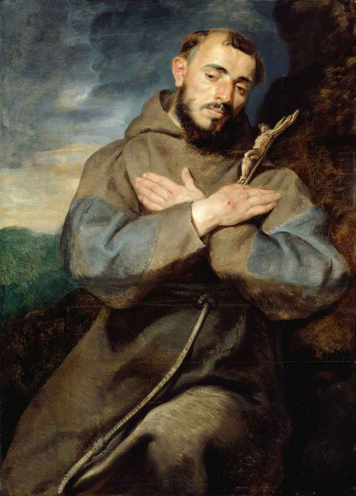 Saint Francis - Peter Paul Rubens