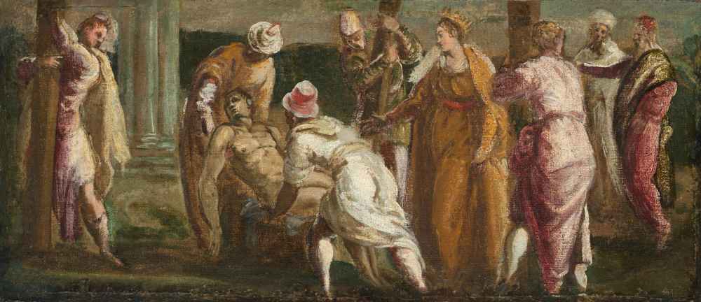Saint Helen Testing the True Cross - Jacopo Tintoretto