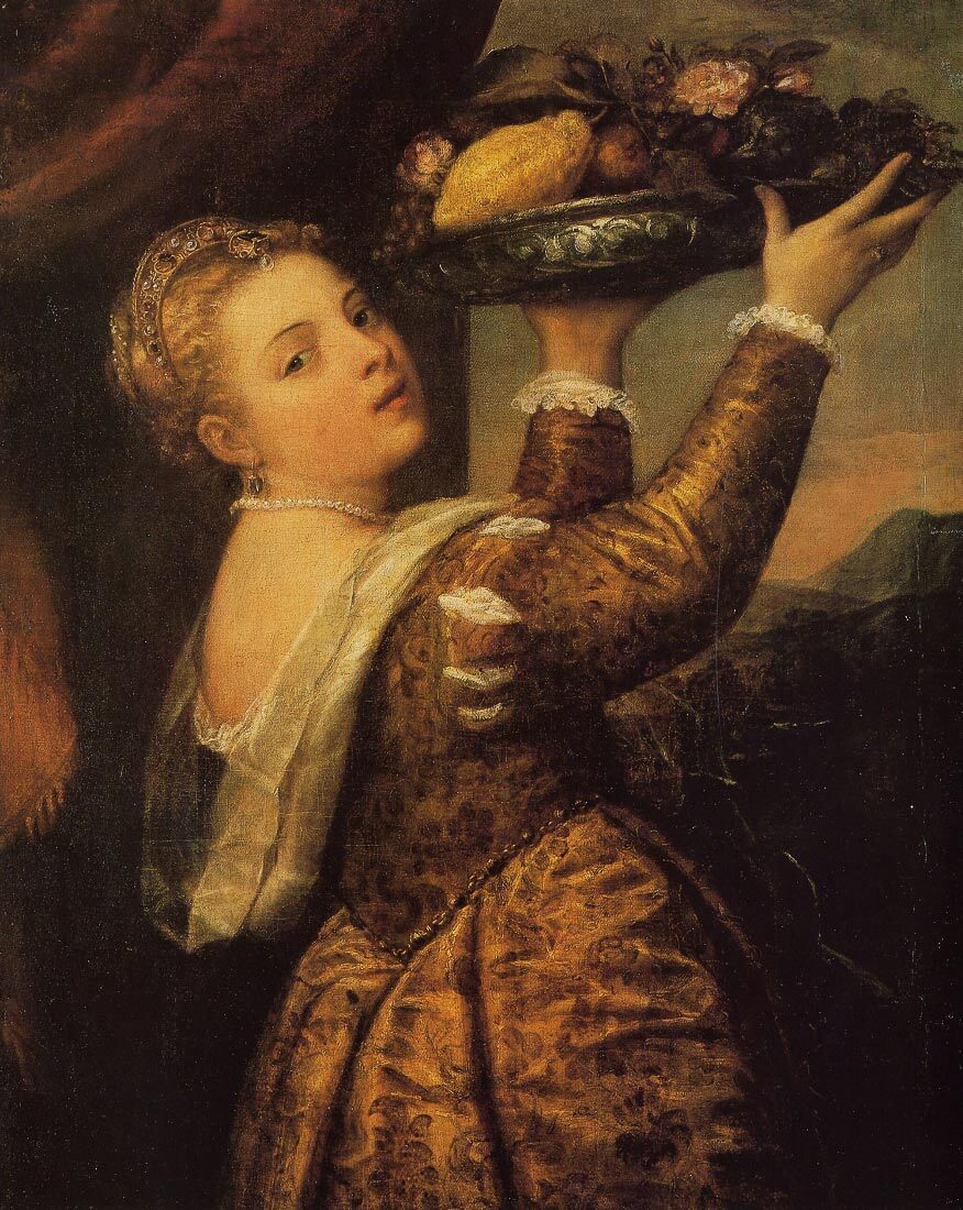 Salome with fruit - Titian