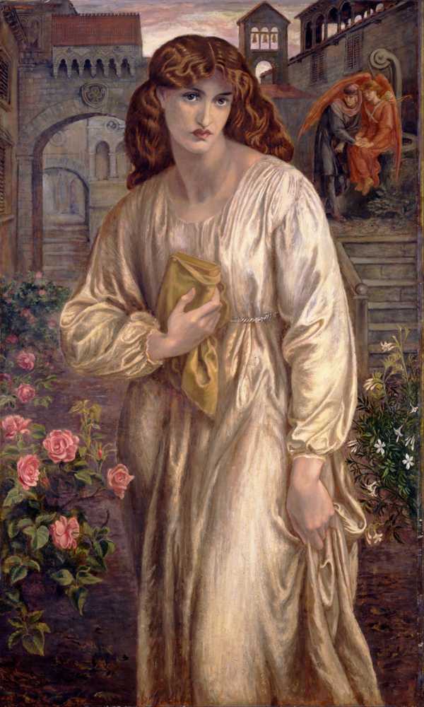 Salutation of Beatrice - Dante Gabriel Rossetti