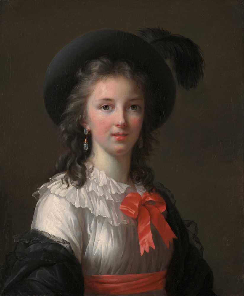 Self-Portrait (circa 1781) - Elisabeth-Louise Vigee Le Brun