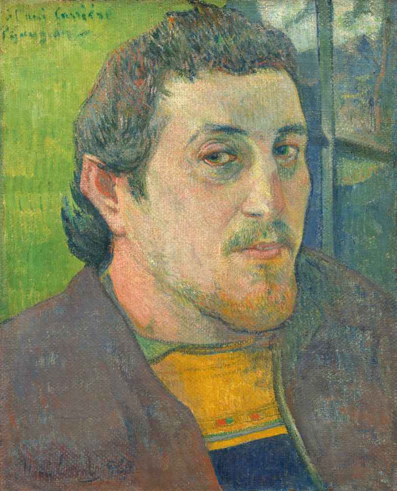 Self-Portrait Dedicated to Carriere - Paul Gauguin
