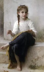 Sewing - Bouguereau