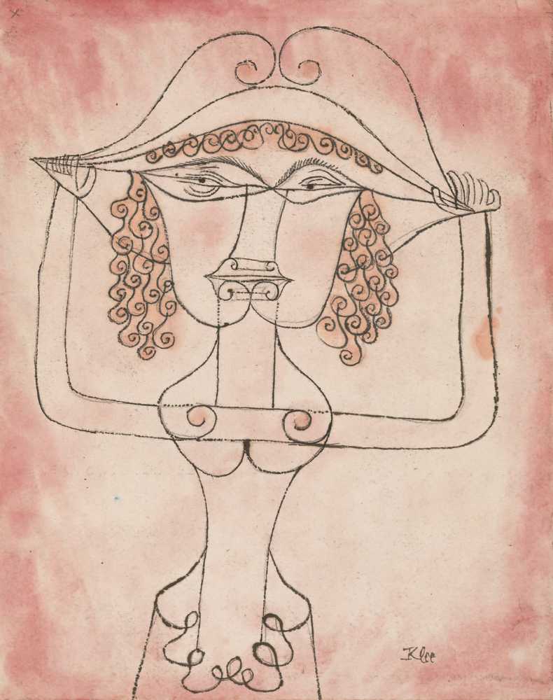 Singer of the Comic Opera (1923) - Paul Klee