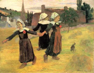 Small Breton Women - Gauguin