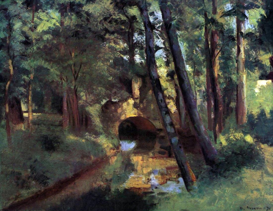 Small bridge of Pontoise - Pissarro