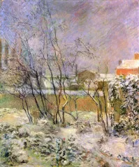 Snow in Rue Carcel - Gauguin