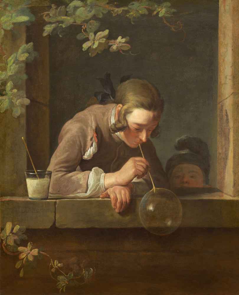 Soap Bubbles 2 - Jean Baptiste Simeon Chardin 