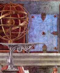 St. Augustine in prayer Detail - Botticelli
