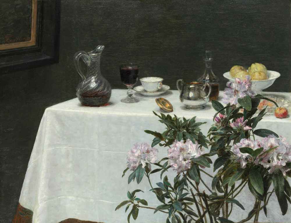 Still Life - Corner of a Table - Henri Fantin-Latour