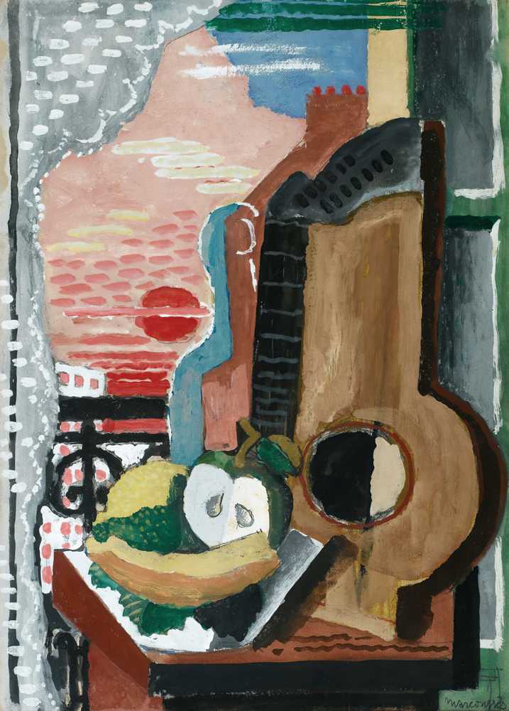 Still Life In Front Of The Window (circa 1920) - Louis Marcoussis