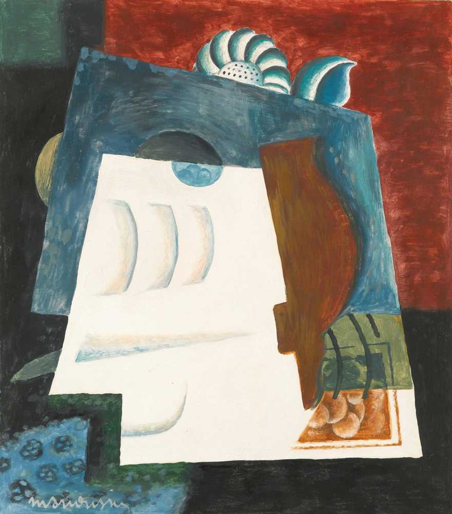 Still Life With Envelope - Louis Marcoussis