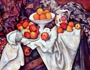 Still Life with Apples and Oranges - Cezanne