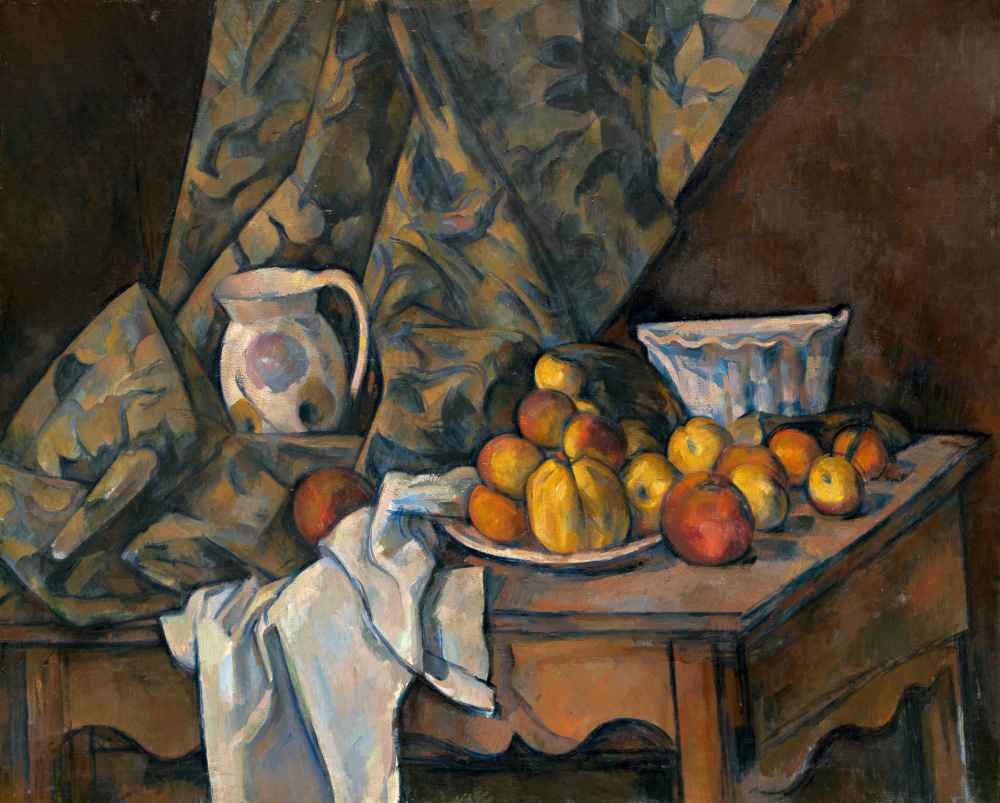 Still Life with Apples and Peaches 2 - Paul Cezanne