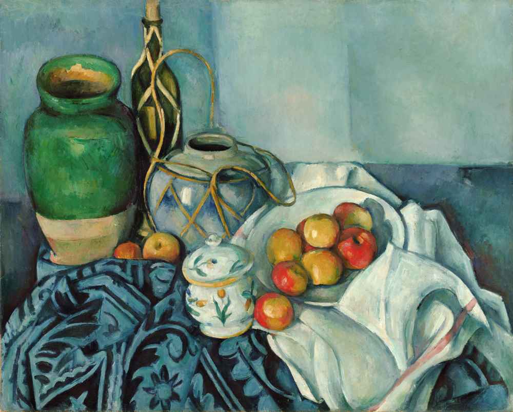 Still Life with Apples - Paul Cezanne