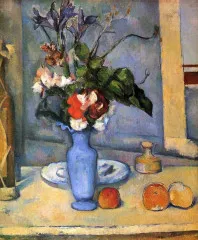 Still Life with Blue vase - Cezanne