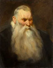Study Head of an Old Man with a White Beard - Antoon van Dyck