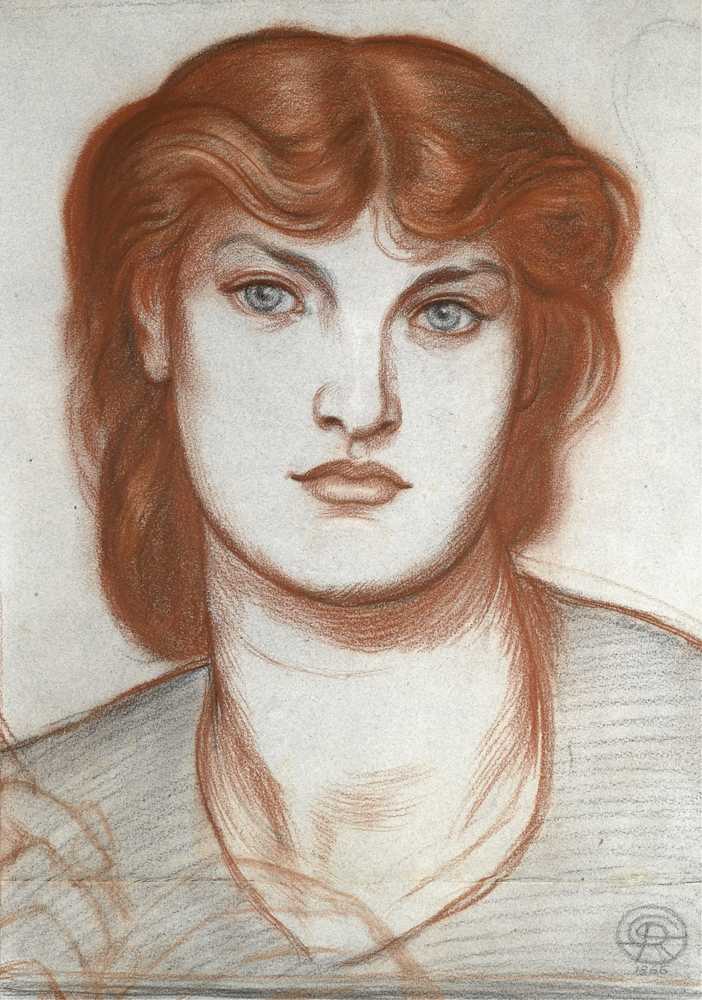 Study Of Alexa Wilding For Regina Cordium (1866) - Dante Gabriel Rossetti