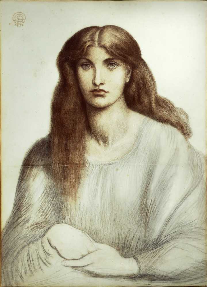 Study of Alexa Wilding (1872) - Dante Gabriel Rossetti