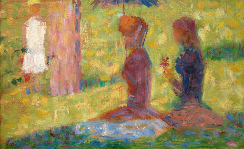 Study of Figures for La Grande Jatte - Georges Seurat