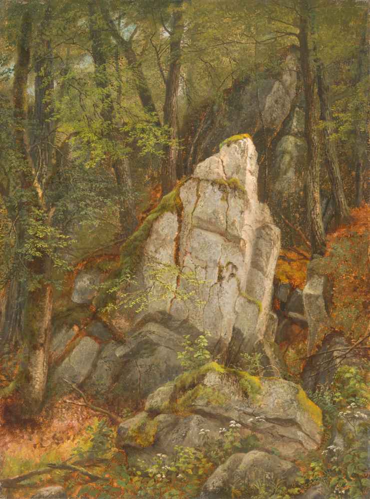 Study of Rocks in Pearson’s Ravine - Asher Brown Durand