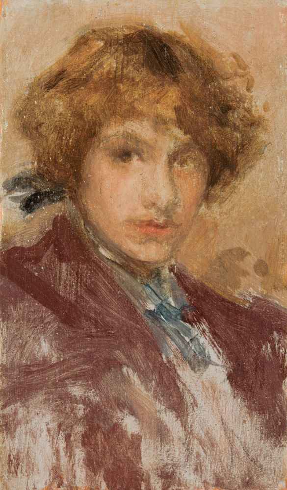 Study of a Girl’s Head and Shoulders - James Abbott McNeill Whistler