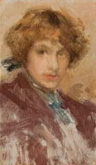 Study of a Girl’s Head and Shoulders - James Abbott McNeill Whistler