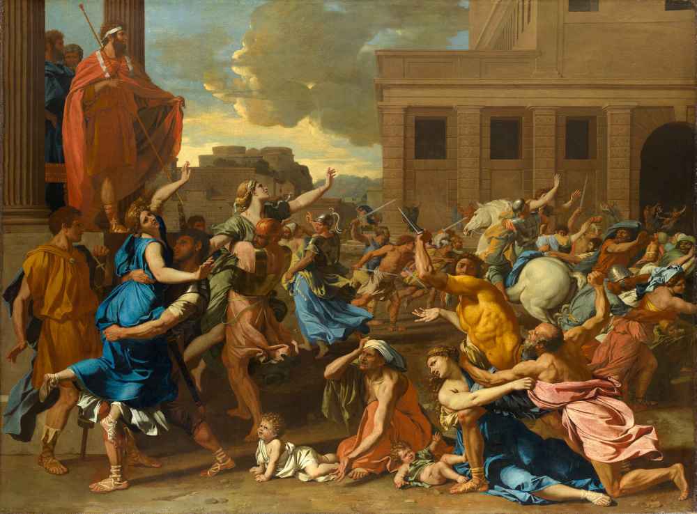 The Abduction of the Sabine Women - Nicolas Poussin
