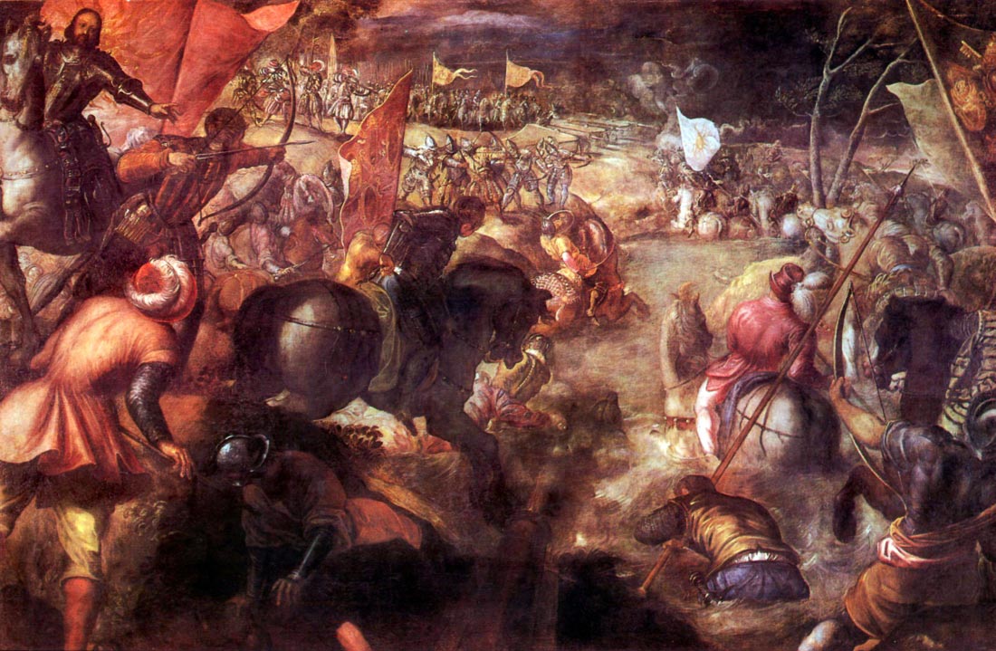The Battle of Taro - Tintoretto