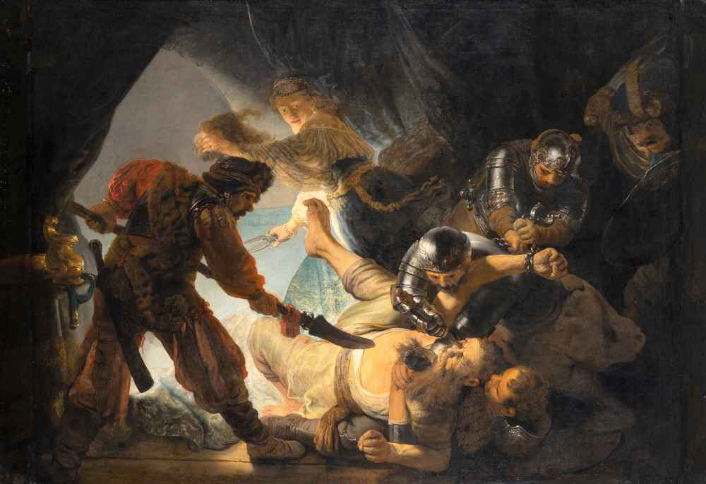 The Blinding of Samson - Rembrandt Harmenszoon van Rĳn