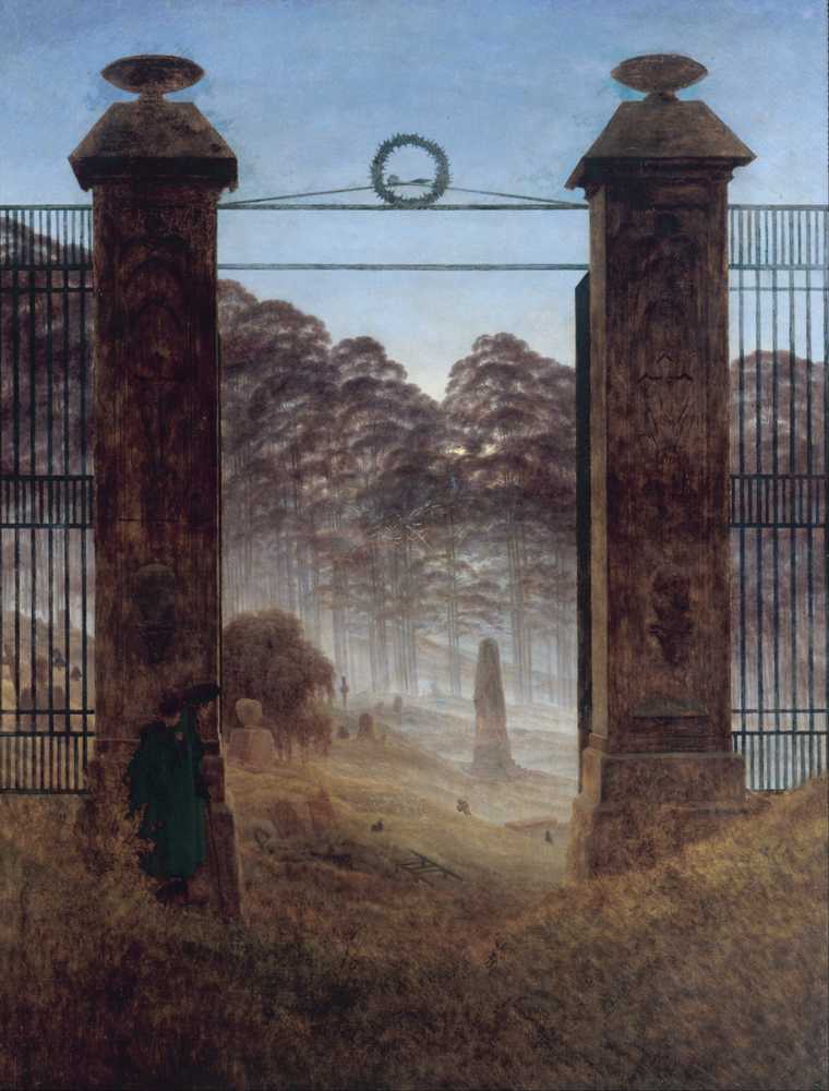The Cemetery - Caspar David Friedrich