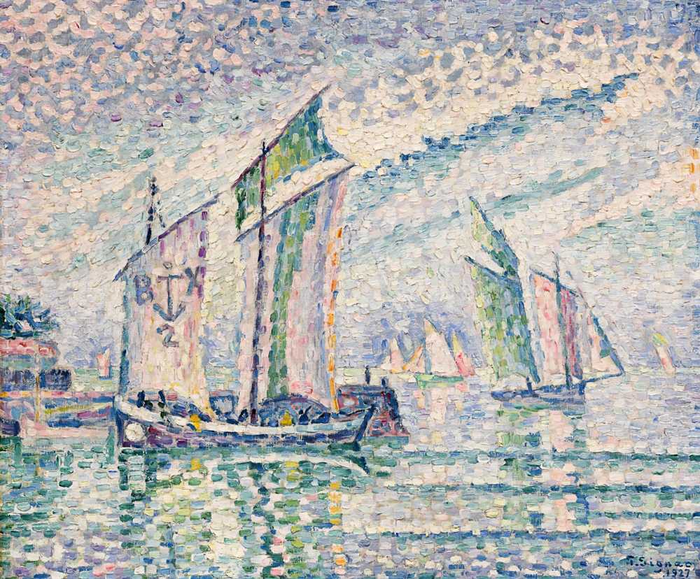 The Channel of La Rochelle (1927) - Paul Signac