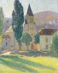 The Church Of Labastide Du Vert - Henri-Jean Guillaume Martin