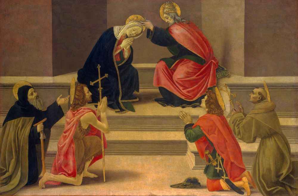The Coronation of the Virgin - Sandro Botticelli