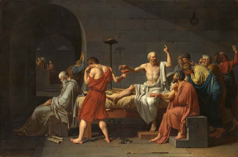 The Death of Socrates - Jacques-Louis David