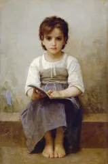 The Difficult Lesson - Bouguereau