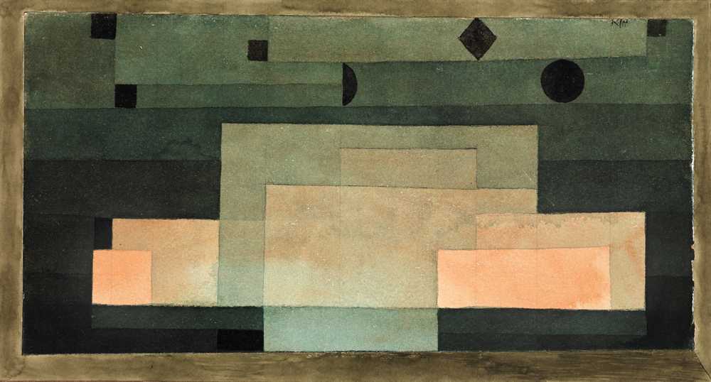 The Firmament Above the Temple (1922) - Paul Klee