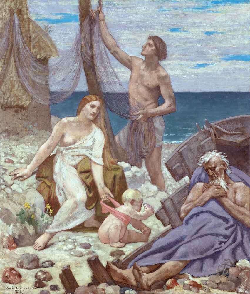 The Fisherman’s Family - Pierre Puvis de Chavannes