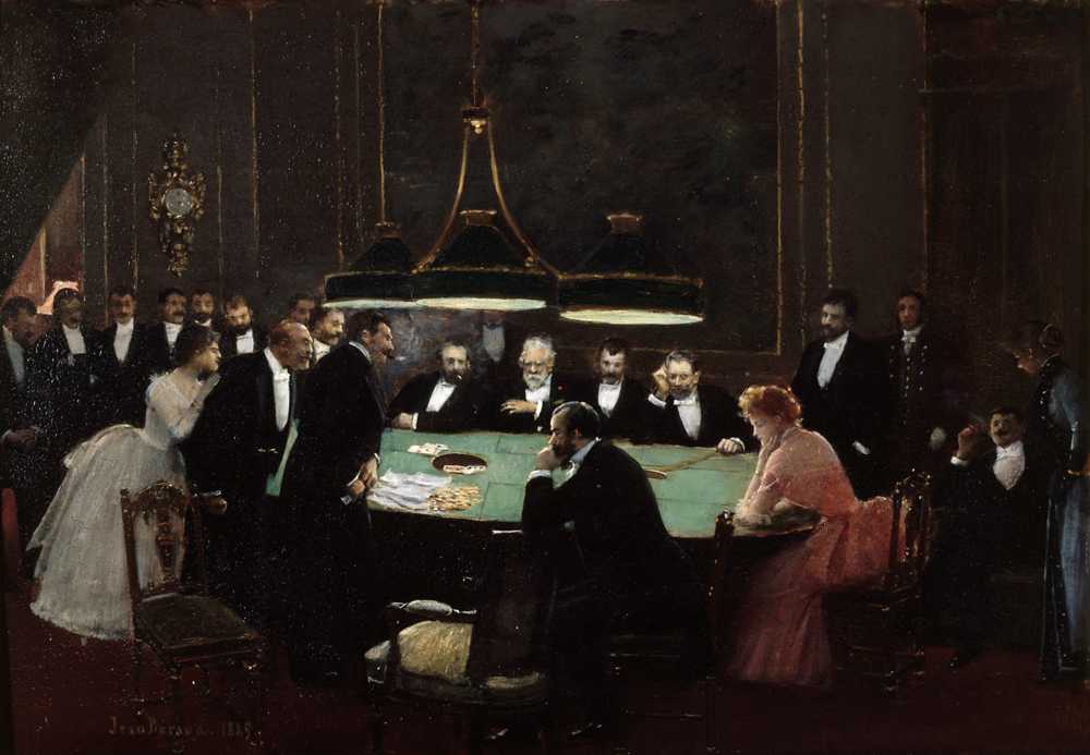 The Game Room (1889) - Jean Beraud