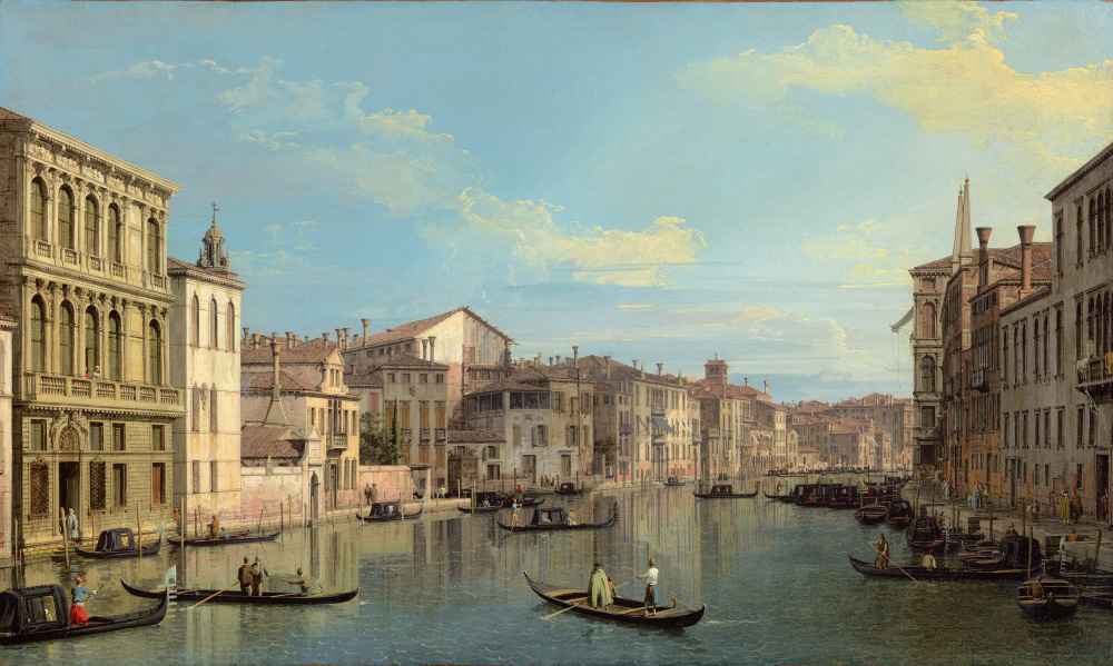 The Grand Canal in Venice from Palazzo Flangini to Campo San Marcuola 