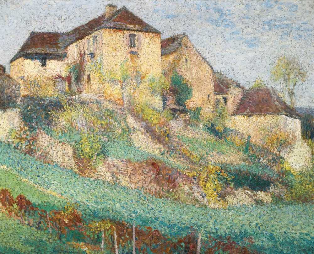 The Great House Of La Combe In Labastide-Du-Vert In Summer - Guillaume Martin