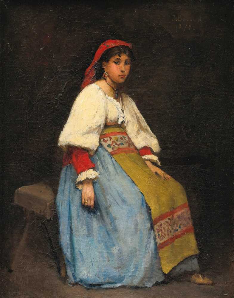 The Italian (1873) - Jean Beraud