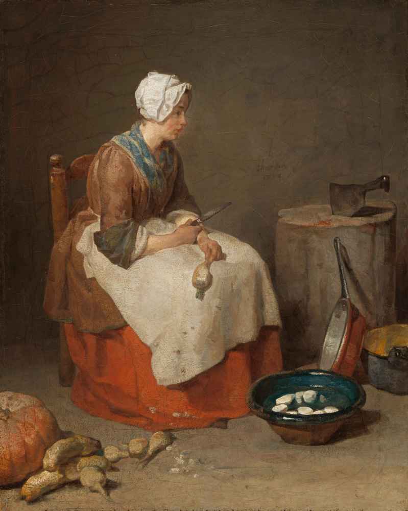 The Kitchen Maid - Jean Baptiste Simeon Chardin 