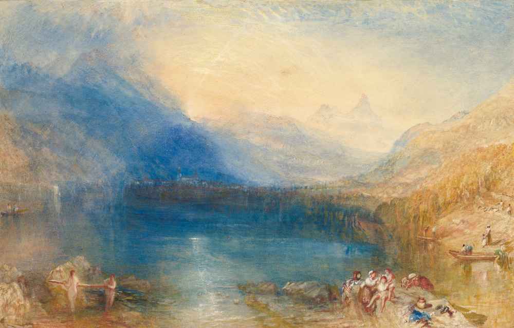 The Lake of Zug - Joseph Mallord William Turner