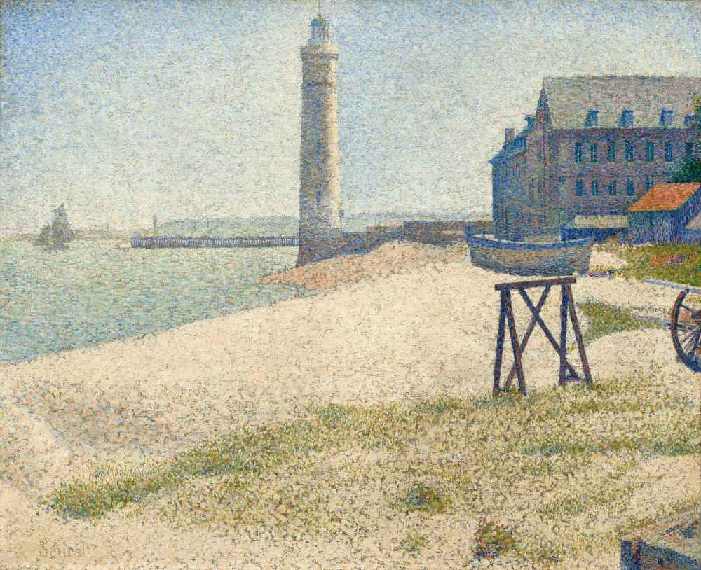 The Lighthouse at Honfleur - Georges Seurat